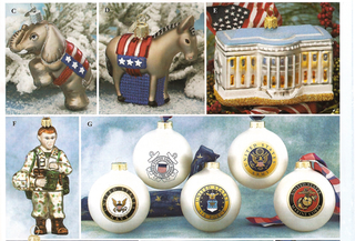 Illustration for article titled 9 More Weird Christmas Ornaments From Bronner's